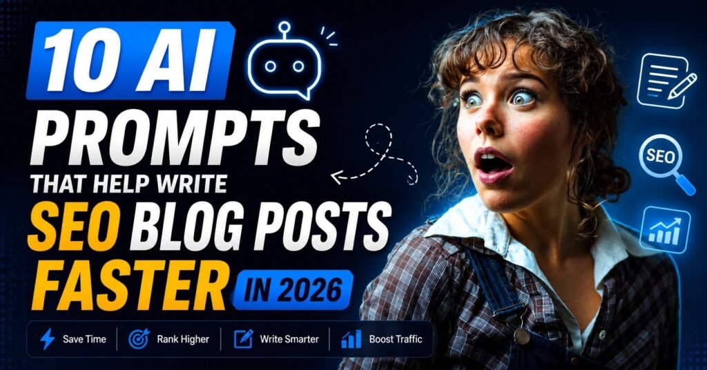 10 AI Prompts That Help Write SEO Blog Posts Faster in 2026