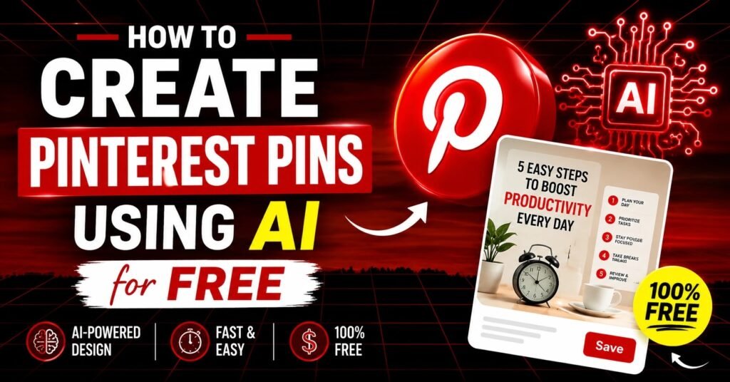 Tired of Making Pinterest Pins Manually? How to Create Pinterest Pins Using AI for Free