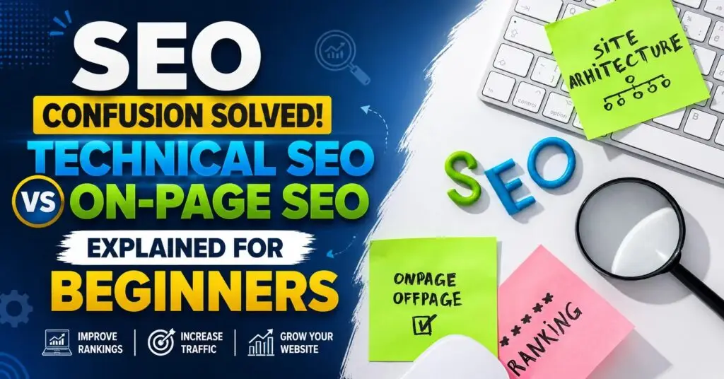 SEO Confusion Solved Technical SEO Vs On Page SEO Explained For Beginners 1 1024x536
