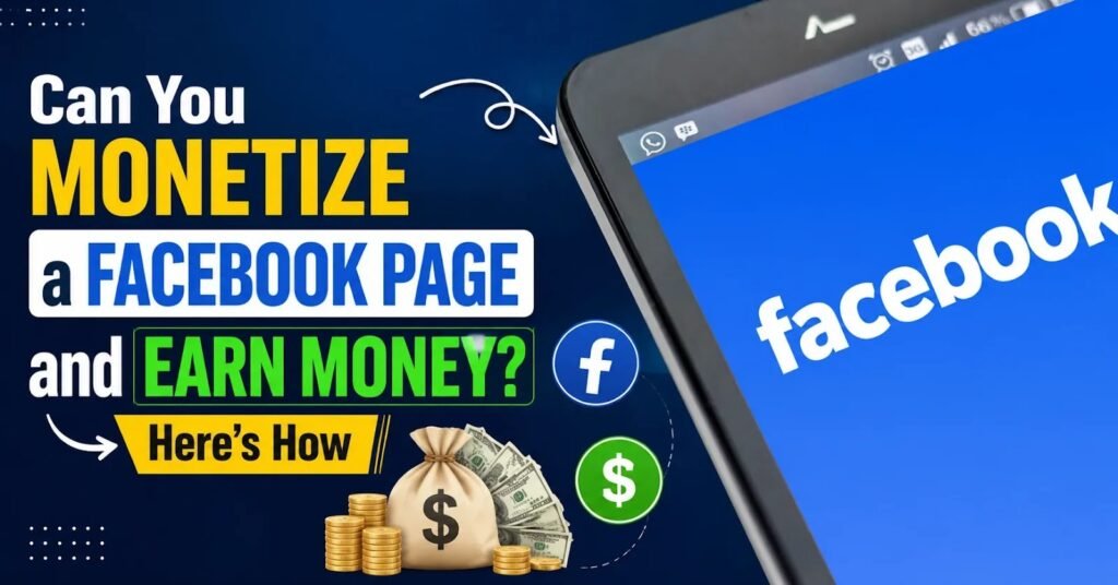 Can You Monetize A Facebook Page And Earn Money 1 1024x536